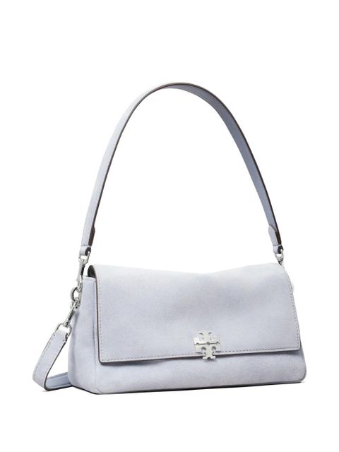 Tory Burch small Charlie suede shoulder bag - Blue