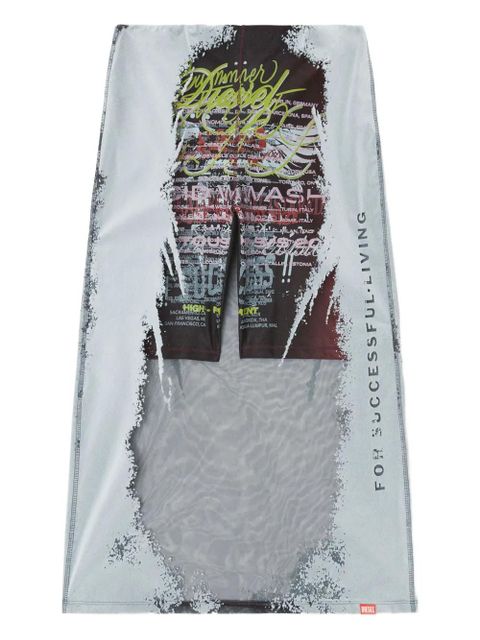 Diesel Remaster Capsule O-Lyac midi skirt - Black - zdjęcie produktu nr 1