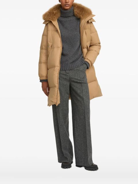 Yves Salomon Army padded-design coat - Brown - zdjęcie produktu nr 1