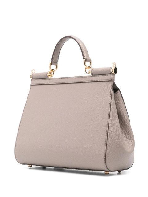 Dolce & Gabbana leather tote bag - Brown