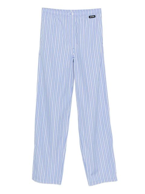 Miu Miu striped cotton trousers - Blue - zdjęcie produktu nr 2