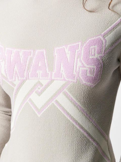 Off-White Swans knitted sweater - Neutrals