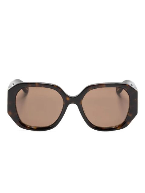 Chloé Eyewear Marcie square-frame sunglasses - Brown - zdjęcie produktu nr 1