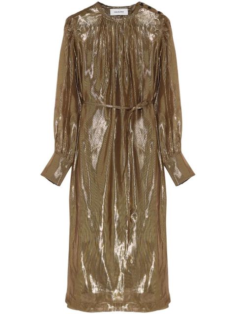 Yves Salomon long sleeve dress - Gold - zdjęcie produktu nr 1