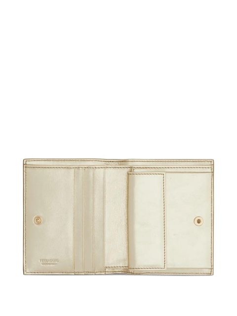 Ferragamo Gancini buckle compact wallet - Gold