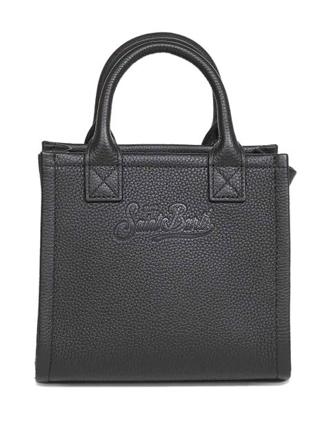 MC2 Saint Barth mini grained logo leather tote bag - Black - zdjęcie produktu nr 2