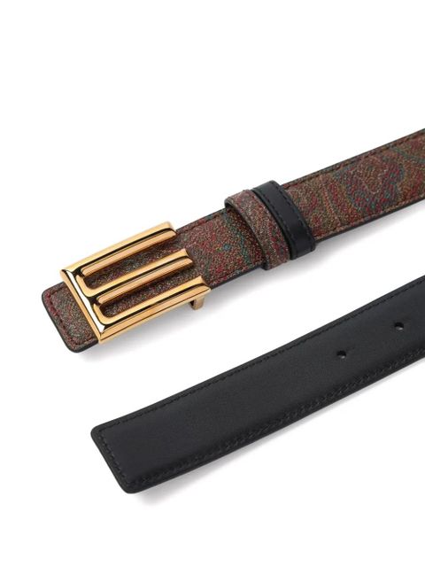 ETRO logo-buckle belt - Brown - zdjęcie produktu nr 2