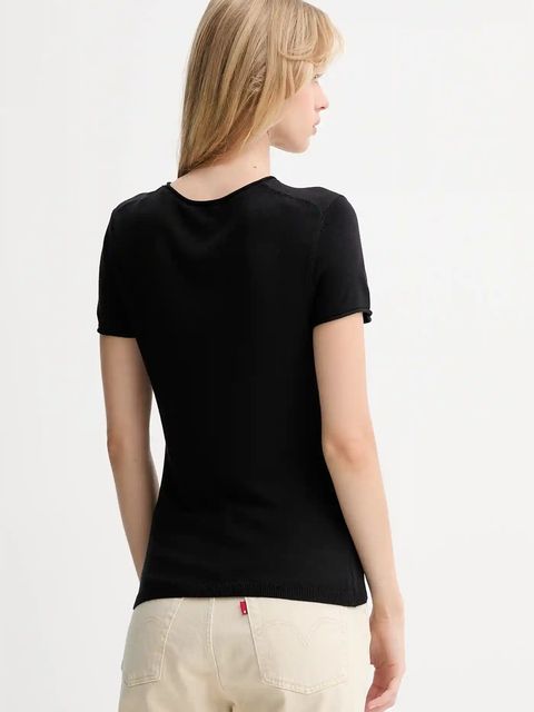 Calvin Klein Jeans kurtka dwustronna kolor czarny przejściowa oversize LV044D511G - zdjęcie produktu nr 2