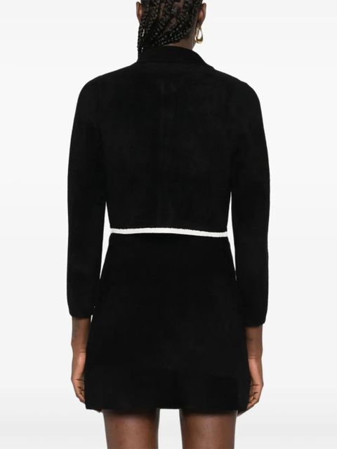 SANDRO button-detailed pocket cardigan - Black