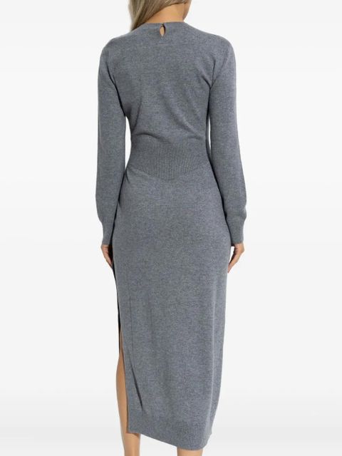 Givenchy ribbed midi dress - Grey
