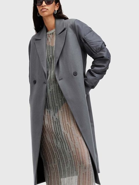 AllSaints płaszcz z wełną PAULAH - zdjęcie produktu nr 1