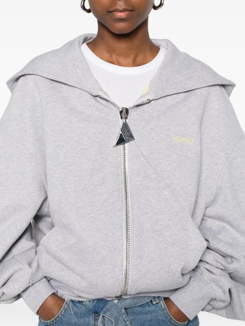 The Attico zip-up hoodie - Grey