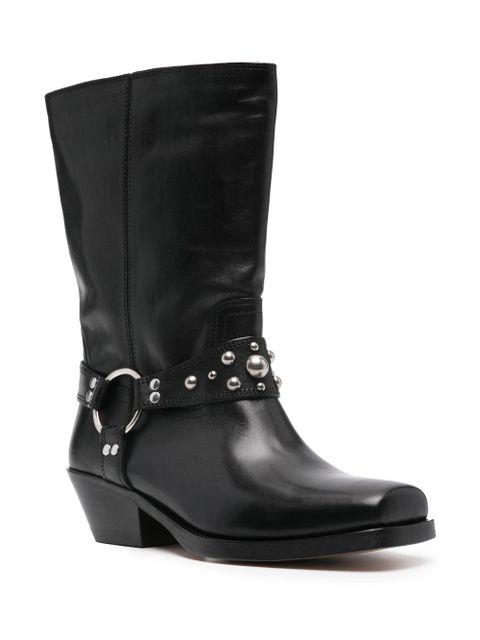 ISABEL MARANT Antya 45mm biker boots - Black - zdjęcie produktu nr 2