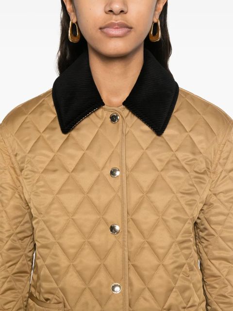 Burberry quilted jacket - Brown