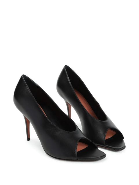 Amina Muaddi leather pumps - Black - zdjęcie produktu nr 2