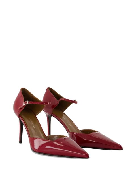 Giuseppe Zanotti 90mm Raquel Grezzo pumps - Red - zdjęcie produktu nr 2