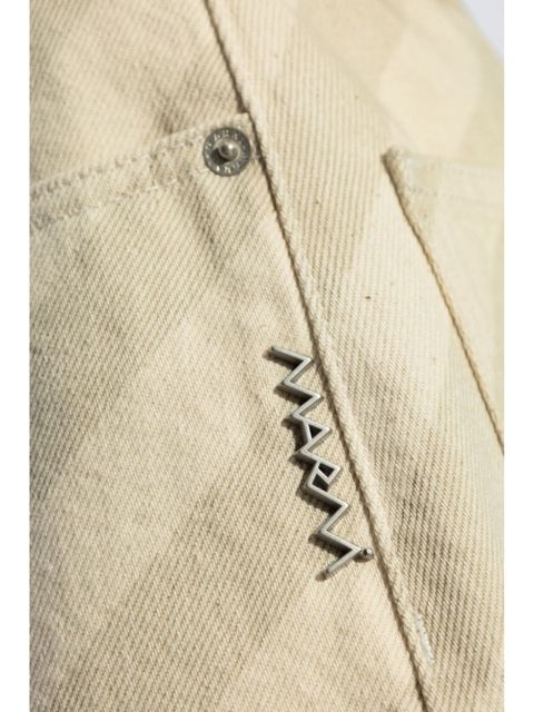 Marni striped midi skirt - Neutrals