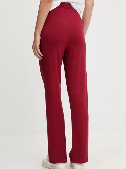 BOSS spodnie lounge kolor bordowy gładkie 50535771 - zdjęcie produktu nr 2