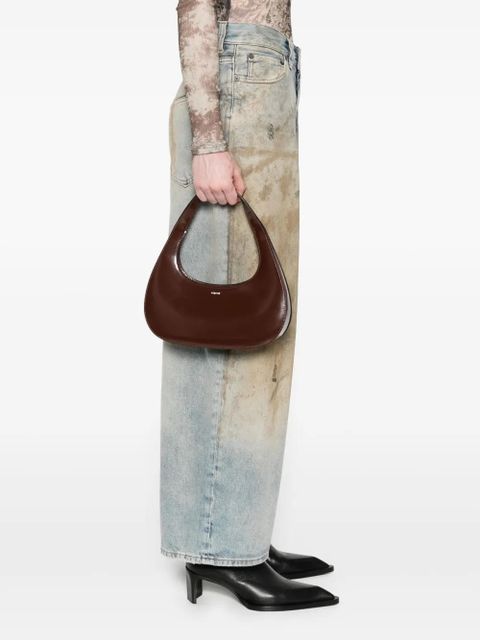 Coperni Slim Swipe patent-leather shoulder bag - Brown - zdjęcie produktu nr 2