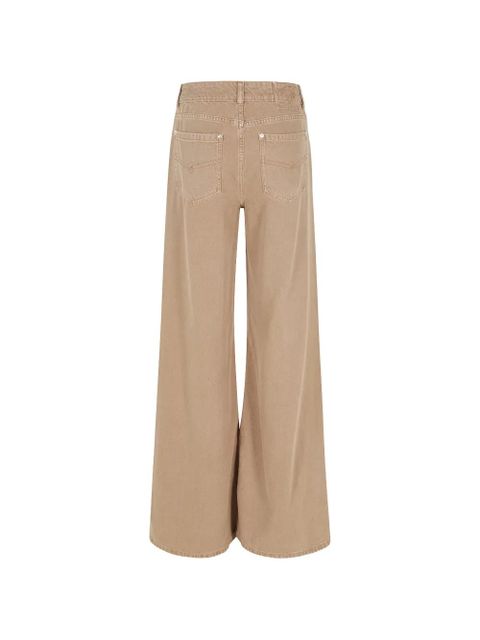 Blumarine button wide-leg jeans - Neutrals - zdjęcie produktu nr 2