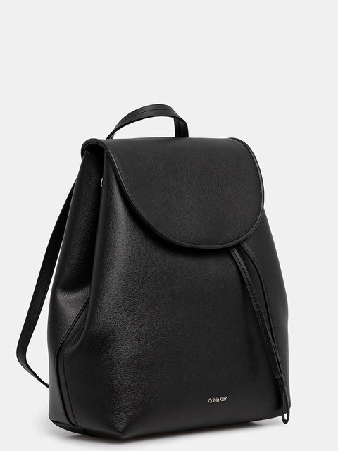 Calvin Klein plecak damski kolor czarny mały gładki LV04F3297G