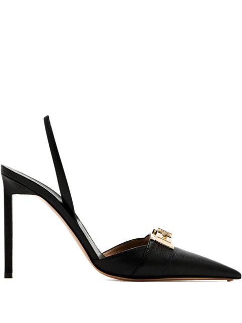 TOM FORD 105mm buckle leather pumps - Black - zdjęcie produktu nr 1