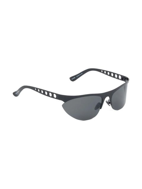 Marni Eyewear Salar de Uyuni oval-frame sunglasses - Black - zdjęcie produktu nr 2