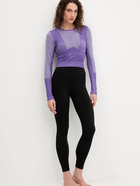 adidas by Stella McCartney longsleeve do jogi kolor fioletowy JN0541 - zdjęcie produktu nr 2