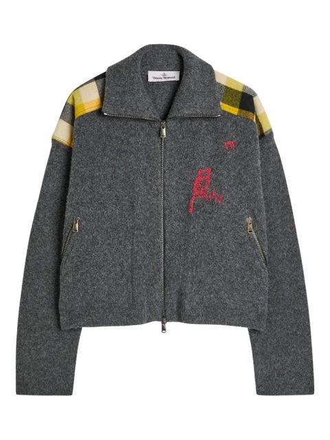 Vivienne Westwood check logo jacket - Grey - zdjęcie produktu nr 1