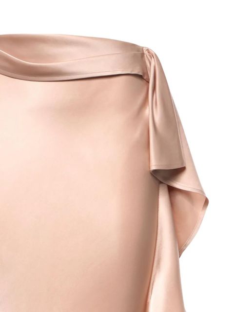 PINKO draped midi skirt