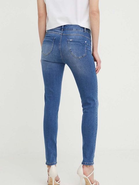 Morgan jeansy PARDA damskie kolor niebieski