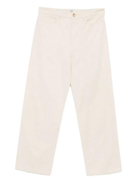 TOTEME organic cotton trousers - Neutrals - zdjęcie produktu nr 1