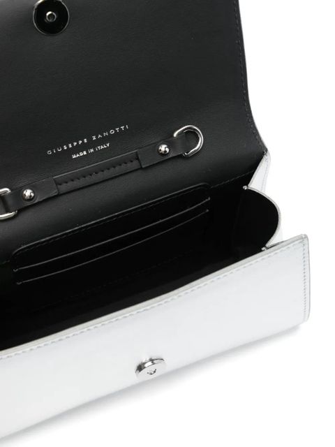Giuseppe Zanotti Cleopatra clutch bag - Silver