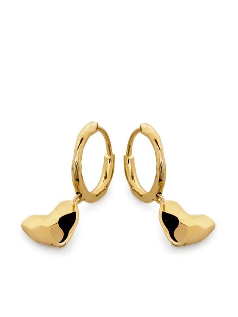 Monica Vinader Heart Drop earrings - Gold - zdjęcie produktu nr 1