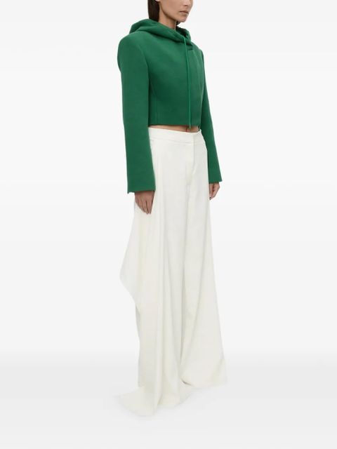 Christopher Esber Noa cropped-fit hooded jacket - Green