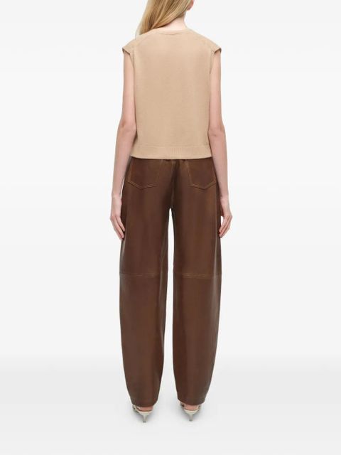 Simkhai Rozzi V-neck cashmere vest - Neutrals