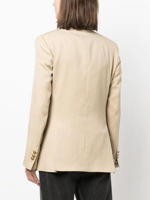 Golden Goose double-breasted virgin wool blazer - Neutrals