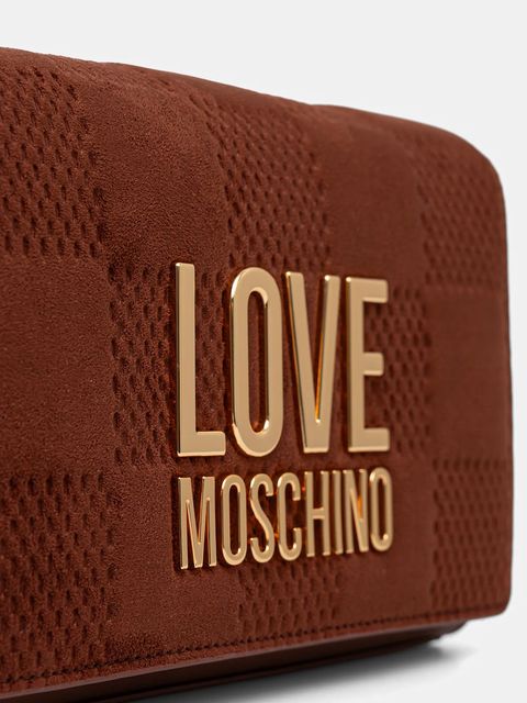 Love Moschino torebka kolor brązowy JC4127PP0NKB120A