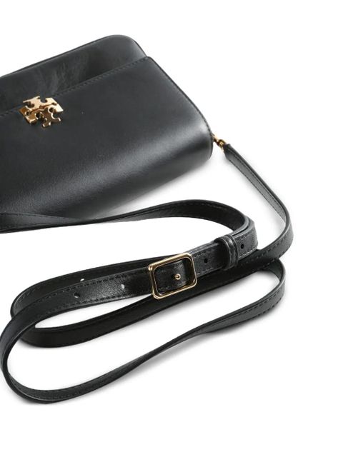 Tory Burch small Charlie logo-detail shoulder bag - Black
