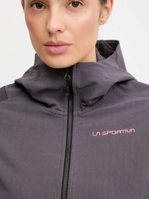 LA Sportiva kurtka sportowa Descender Storm kolor szary ZASF034