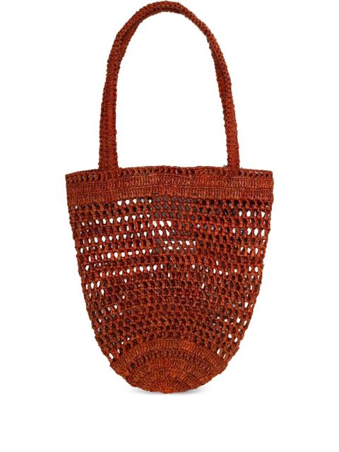 Chloé crochet-detail tote bag - Red - zdjęcie produktu nr 1