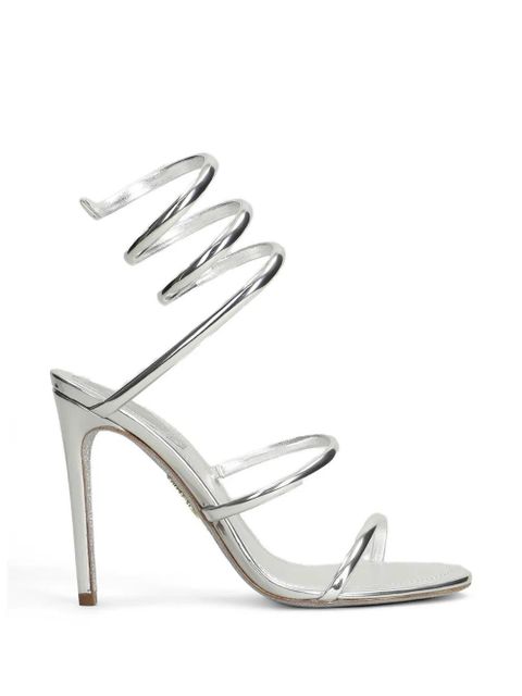 René Caovilla Cleo metallic sandals - Silver - zdjęcie produktu nr 1