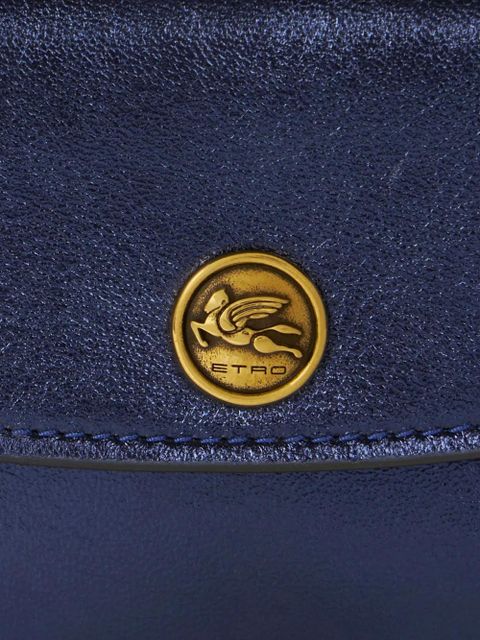 ETRO laminated leather cardholder - Blue - zdjęcie produktu nr 2