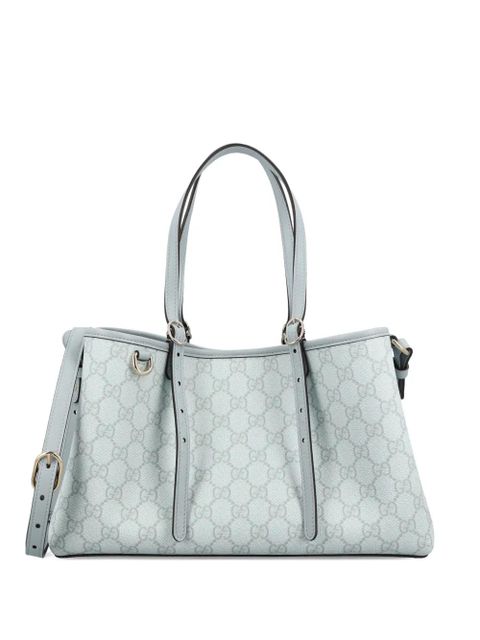 Gucci monogram-print shoulder bag - Blue - zdjęcie produktu nr 1