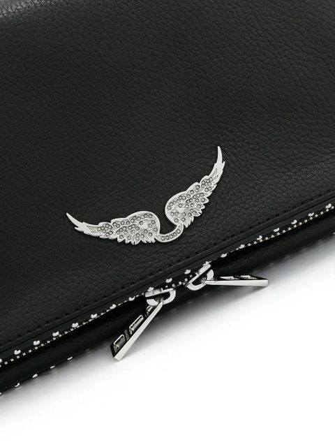 Zadig&Voltaire studded clutch bag - Black