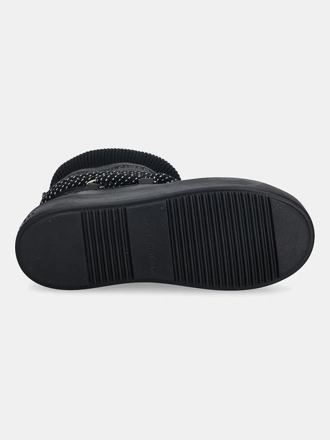 Tommy Hilfiger śniegowce SNOW BOOT WATER REPELLENT kolor czarny FW0FW09260