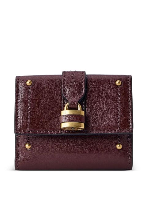 Chloé Mini Paddington padlock-detail wallet - Brown - zdjęcie produktu nr 1