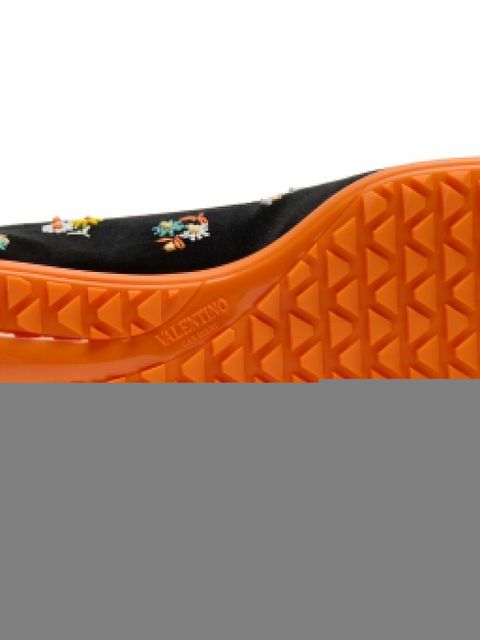 Valentino Garavani Chromathon velvet sneakers - Black