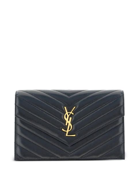 Saint Laurent envelope chain wallet - Black - zdjęcie produktu nr 1
