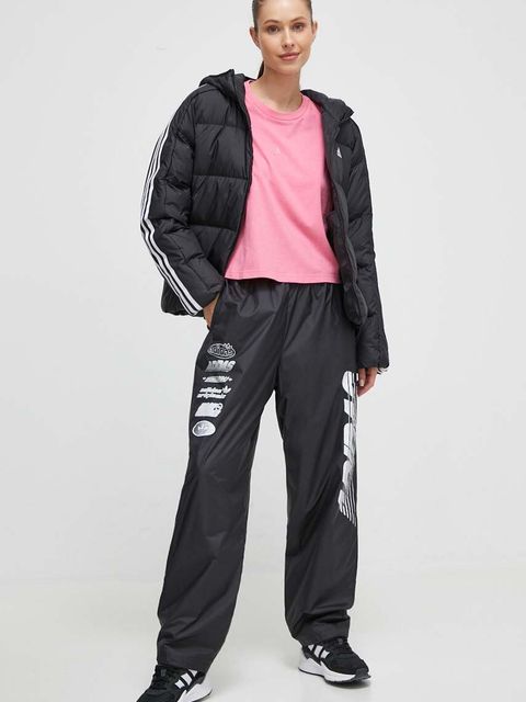 adidas kurtka puchowa Essentials damska kolor czarny zimowa HZ8483